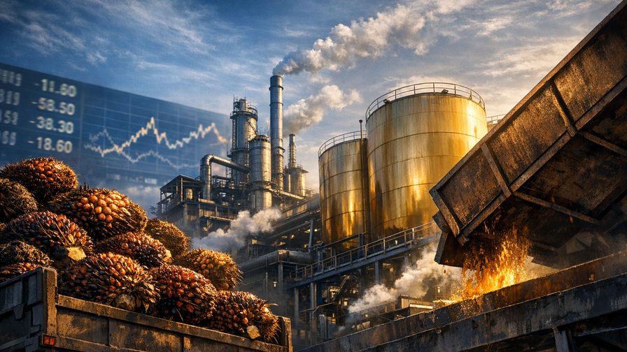 Harga CPO Rontok Parah, 2 Sentimen Jadi Biang Kerok