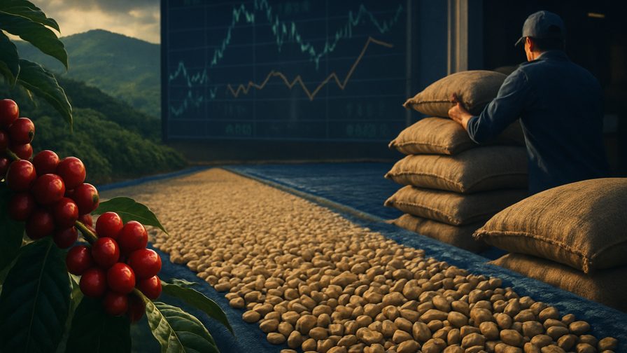 Harga kopi hari ini, 19 Agustus 2026: Harga di wilayah Dataran Tinggi Tengah naik sebesar 1.500 VND/kg.