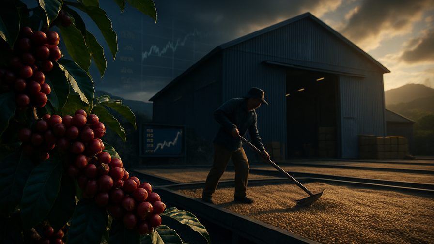 Harga kopi hari ini, 19 Agustus 2026: Kopi arabika naik 5,3%, harga domestik mendekati 100.000 VND/kg.